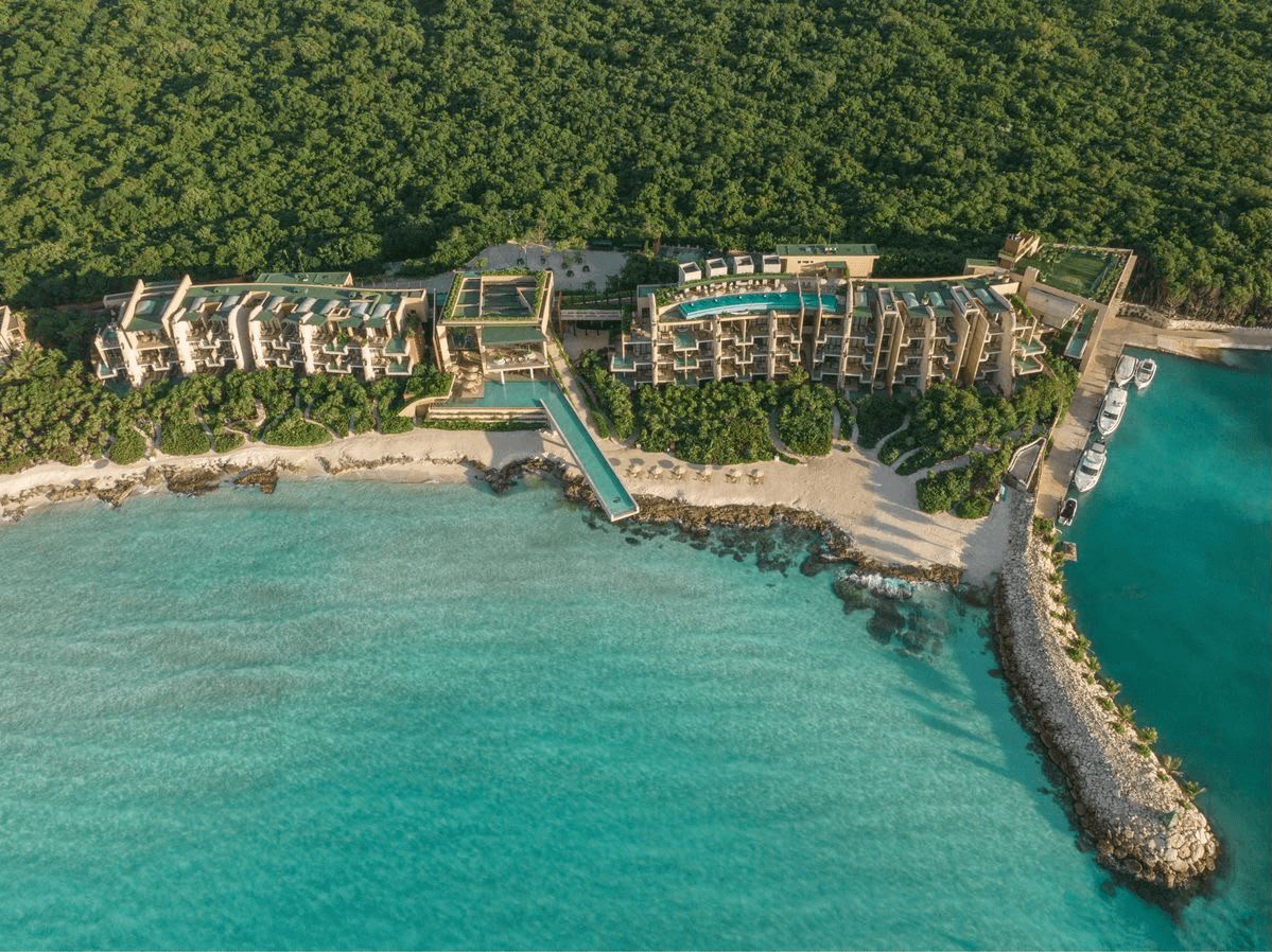 La Casa de la Playa frente al Caribe
